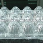 PET / PVC hatching plastic 6egg tray, 12egg case,3*4 egg plastic tray,cheap plastic eggs tray for packing