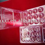 Clear plastic blister clamshell packaging for retail