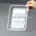 500ml disposable blister plastic PET food tray