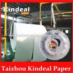 pe coated paper pepr plate raw material paper plate manufacturing process