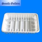 rectangle white vegetable plastic tray