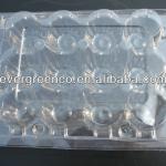 plastic quail egg tray of 12 cavities