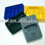 Thermo formed liner blister tray with flocking &amp; velvet / flocking inner tray