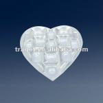 2014 vacuum form heartshape tray for chocolate