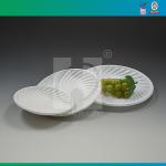 White Disposable Plastic Food Tray