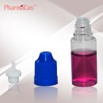 10ml PET Thin Dropper Plastic Bottle With Childproof cap