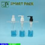 Boston round plastic bottle