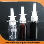 PP pharmaceuticals nasal spray bottle with pump for liquid water,1oz 30ml nasal spray plastic HDPE bottle