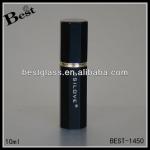 10ml metal perfume bottles, black metal perfume bottle, metal perfume bottle with screen printing