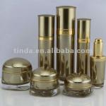 Cylinder acrylic Lotion Cream Bottle