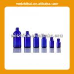 Blue Glass Essential Oil Bottle With Dropper