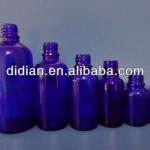 blue essential oil glass bottle dropper bottle