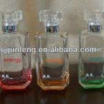 50ML colored glass perfume bottle for woman