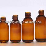 Amber glass Bottles For Syrup/Oil DIN PP 28mm