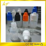 e liquid bottle 10ml for oil tamper proof cap PET with child proof tamper proof cap with long and short dropper