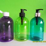 500ml PET Colourful Hand Sanitizer Bottle