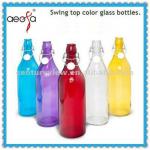 1L, 500ml and 250ml round/square glass water bottles