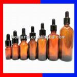 Essential oil dropper glass bottle