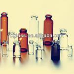 tubular glass vial for injection with different size
