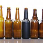 glass beer bottles