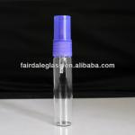 Tube glass bottle