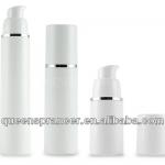 15/30/50ml white plastic airless pump bottle