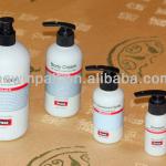 cylinder PE plastic shampoo bottle