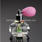 screw pump sprayer diamond shaped crystal bottle perfumes