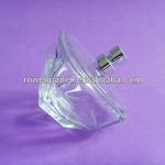 80ml fancy diamond shaped glass perfume bottle