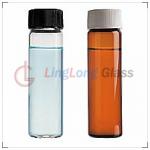 screw-neck glass vial with PP cap &amp; PE inlay