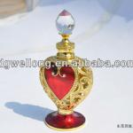 12ml Nice and Attractive Metal Empty Perfume Bottle with Crystal Beads