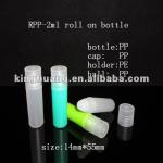 RPP-2ml plastic roll on bottle with PP ball