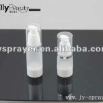 2012 hot selling round airless pump cosmetic plastic bottle