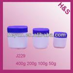 50ml 100g 200g 400g plastic cream Jars J229