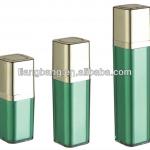 2013 New green squre airless bottle with screw pump