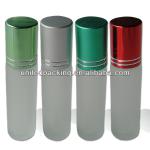 10ml frosted roll on glass bottle with plastic cap