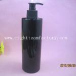 black shampoo bottle, cosmetic bottle, lotion bottle
