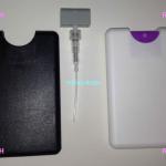 20ml plastic card Sprayer for perfumes,plastic pump sprayer card bottle