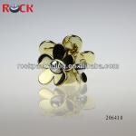 hot sale flower shaped glass plastic cap cover/glass lid