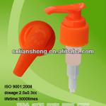 HOT selling, 24/410mm 2cc lotion pump, liquid soap dispenser pump with round deisgn in actuator