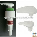 Plastic pump cap for bathroom accessories
