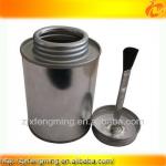 Screw top brush type adhesive cans