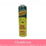 insecticide aerosol tin can with corrosion resistance at different size