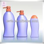 Plastic shampoo bottles