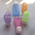 Silicone travel tube and bottle/Squeezable Carry on Silicone Travel Tube