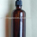 250ML amber Glass bottle with lition pump(JX-EA-250ml)