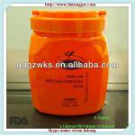 1800cc PET plastic hair care product bottle shampoo hair custom bottles