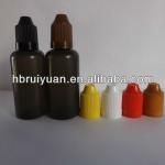 black color plastic eye dropper bottle