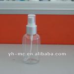 round shoulder 50ml PET sprayer alumite bottle