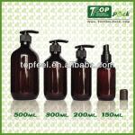 Wholesale empty shampoo plastic bottle 150/200/300/500ml